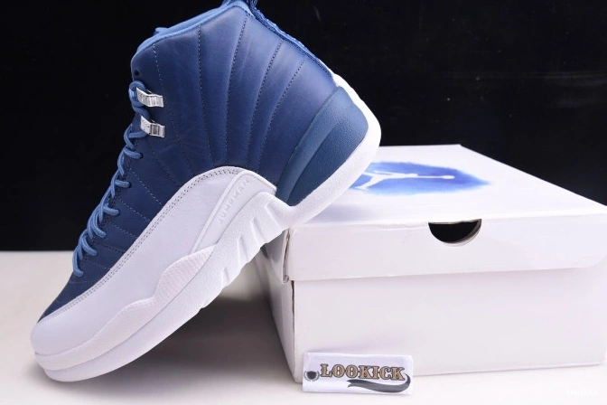 Cheap TBK Retro Stone Jordan 12 130690-404 Air Blue 0710